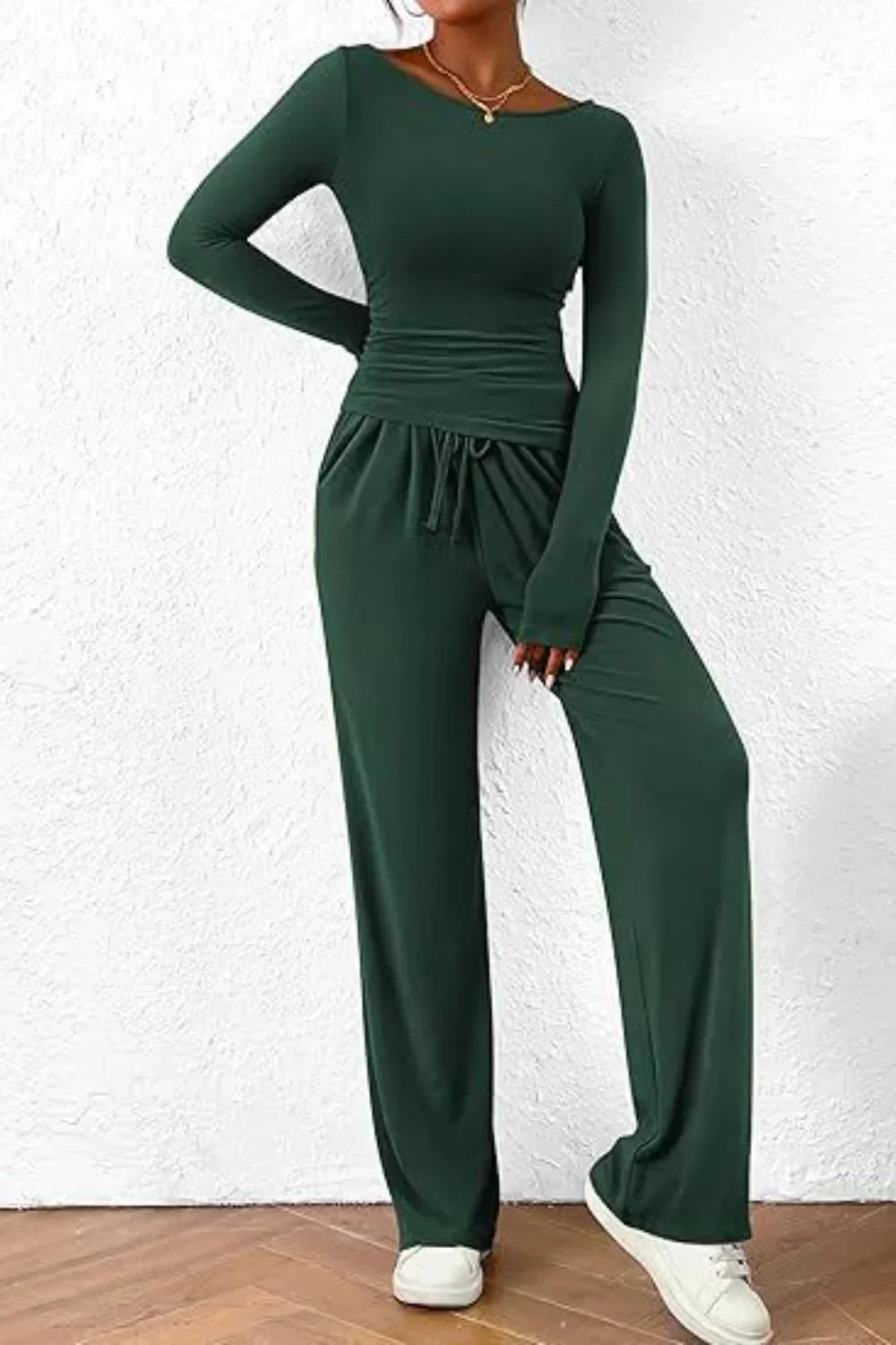 Amalia Set | Long-Sleeve Top & Pants Set
