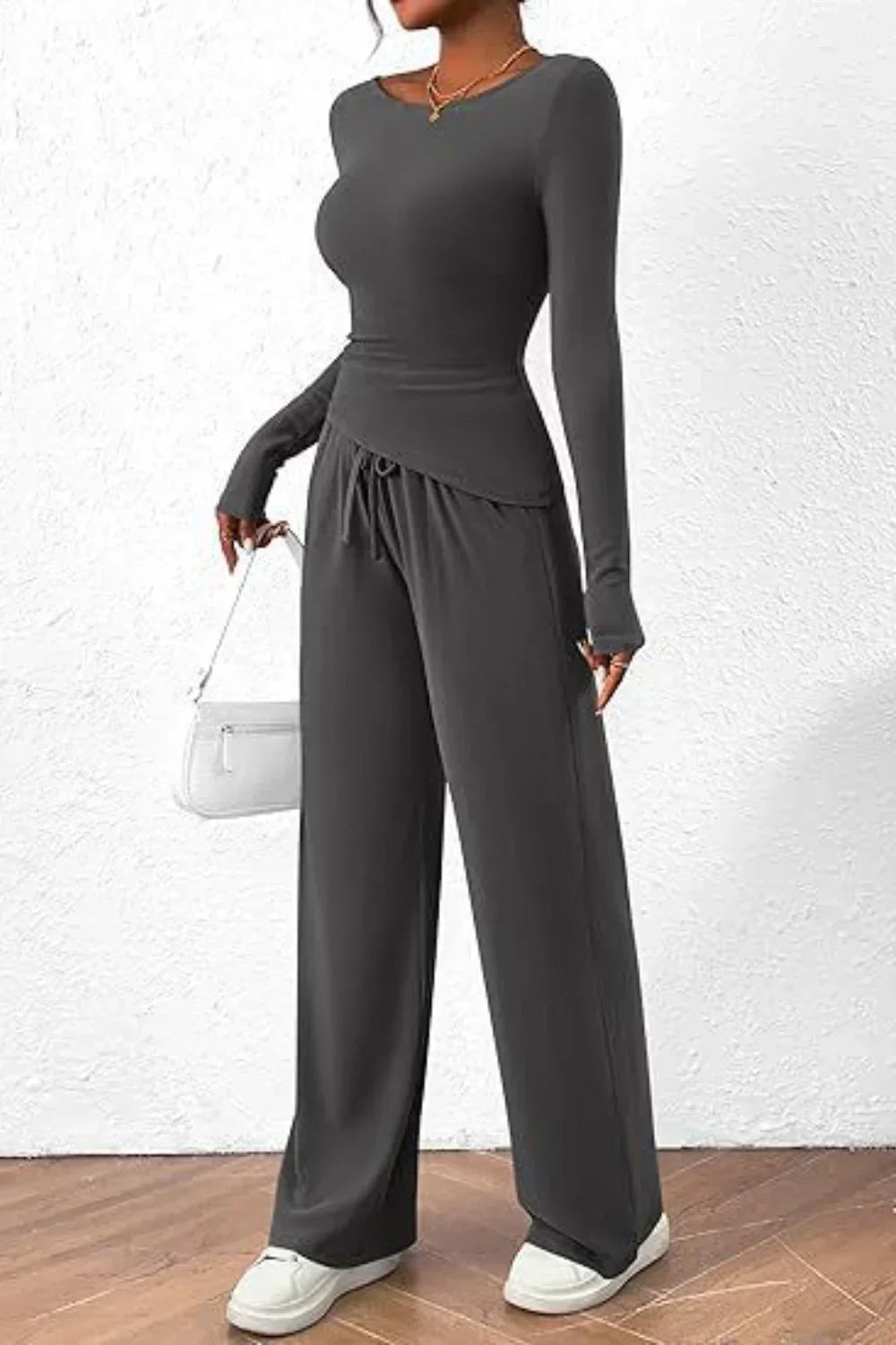 Amalia Set | Long-Sleeve Top & Pants Set