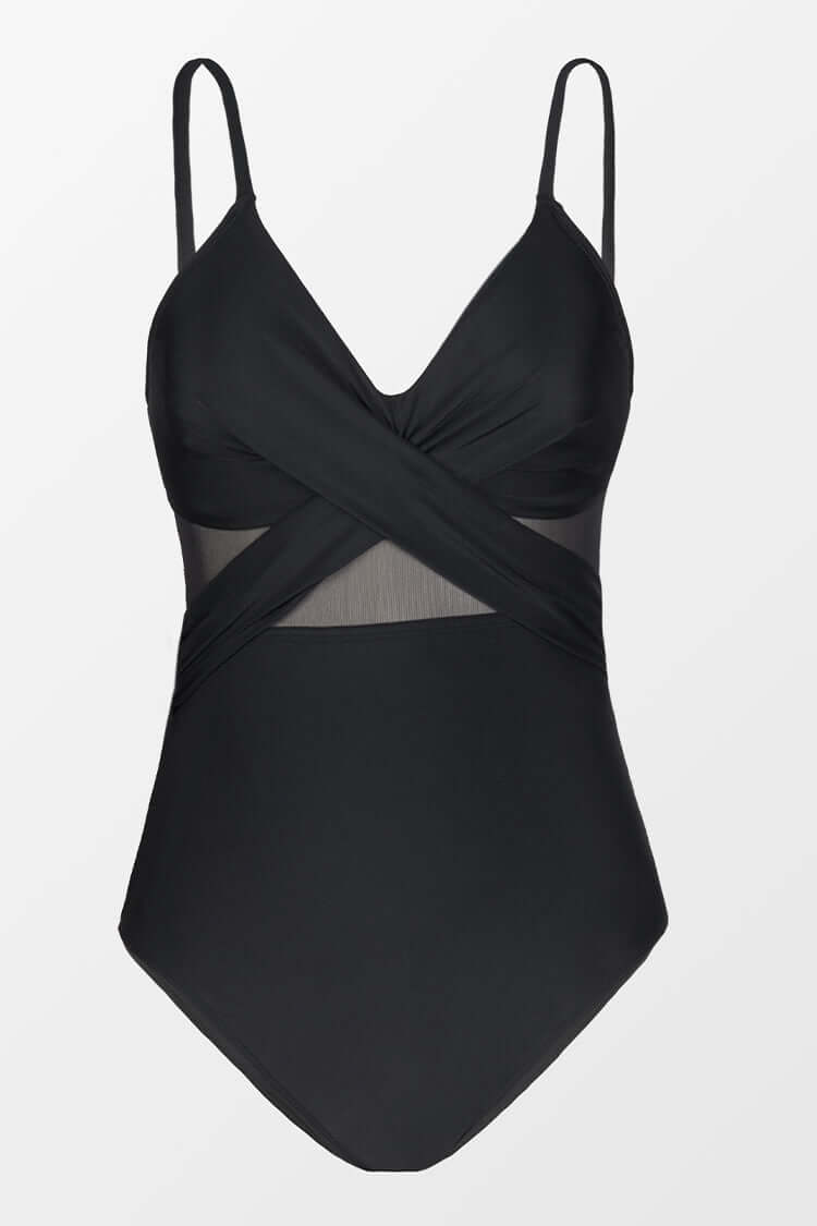 Aubree Swimsuit | Stylish Twist-Front One-Piece Swimsuit