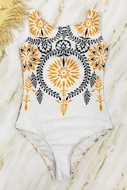 Ava Swimsuit | Boho High-Neck One-Piece Swimsuit