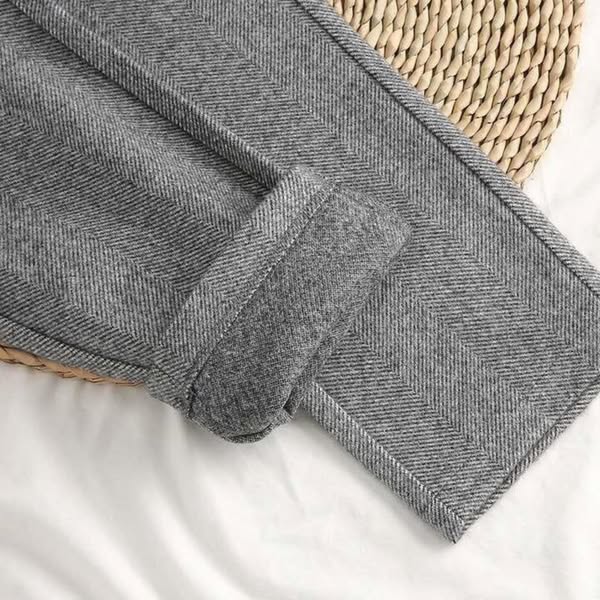 Dakota Trousers | Slim Fit Herringbone Pencil Cut Trousers