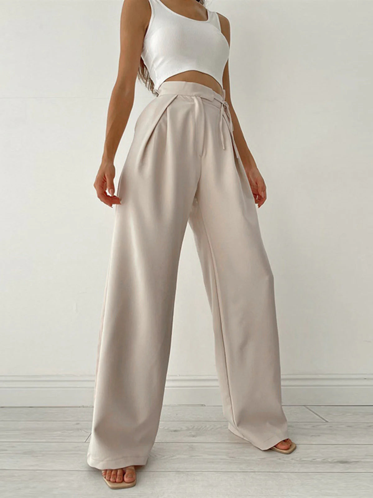 Daniele Trousers | High-Waist Wide-Leg Trousers