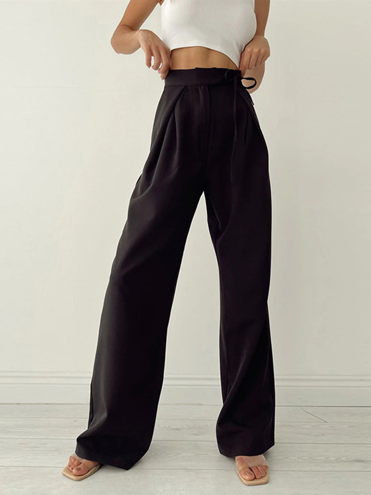 Daniele Trousers | High-Waist Wide-Leg Trousers