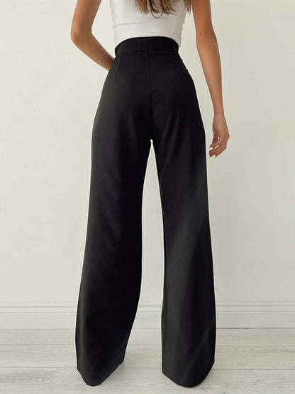 Daniele Trousers | High-Waist Wide-Leg Trousers