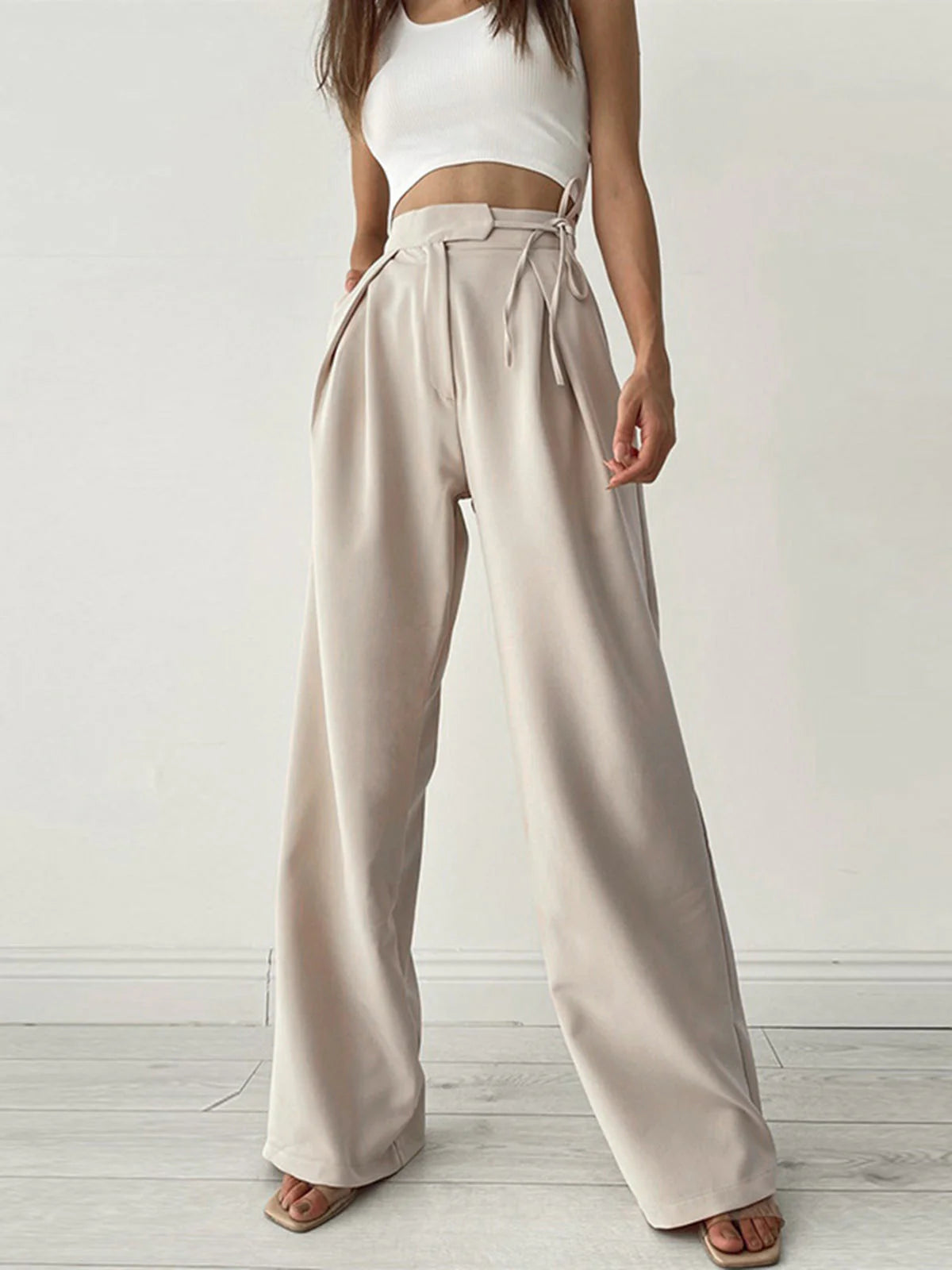 Daniele Trousers | High-Waist Wide-Leg Trousers