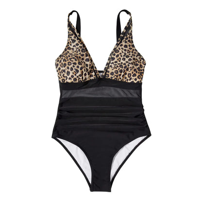 Eliana Swimsuit | Women's Sheer V-neck Swimsuit