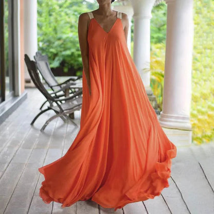 Fariyah Dress | Women's Sleeveless Flowy Maxi Dress