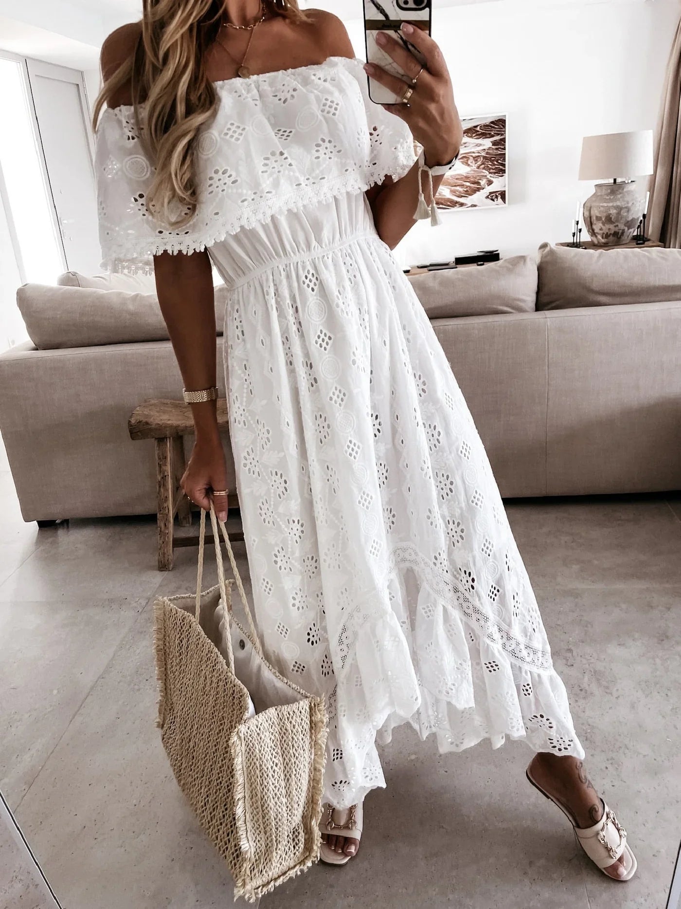 Francie Dress | Women's Off-the-Shoulder Summer Dress