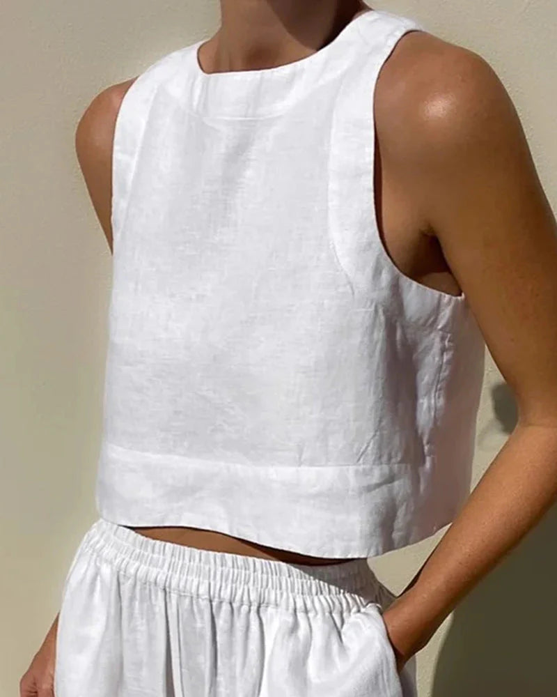 Gabrielle Set | Women's Summer Two Piece Sleeveless Set