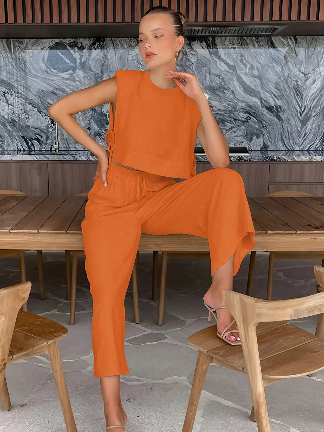 Ginette Set | Women's Two-Piece Summer Set