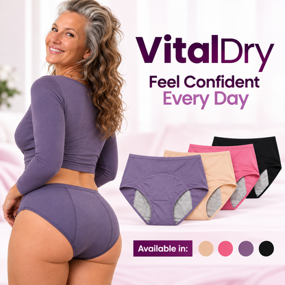 Save 50% Today — VitalDry® Leakproof Underwear (5-Pack)